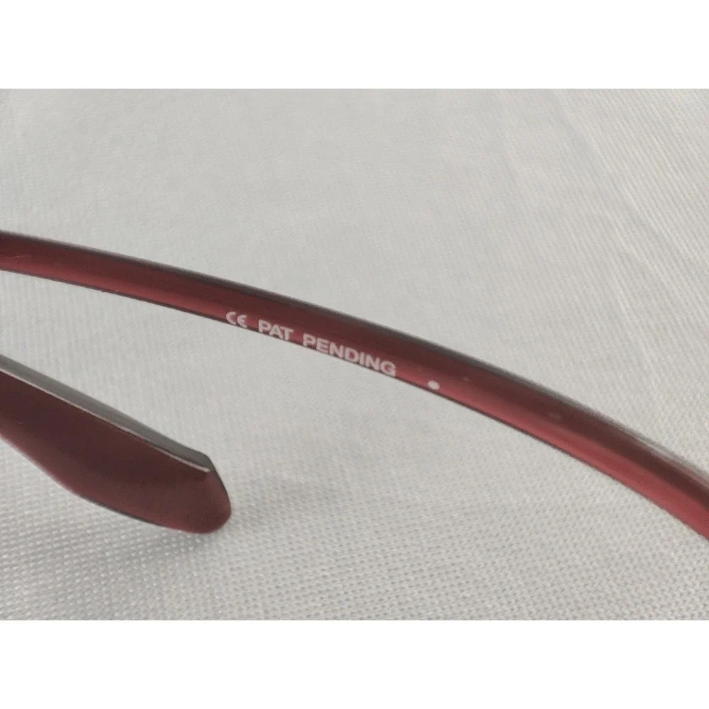 Maui Jim Splash MJ-577 Rimless Polarized Sunglasses Red Bronze Lens Japan + Case